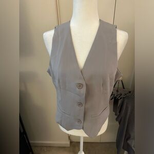 Emerson Lang gray vest- large with 3 buttons up the front- NWTs